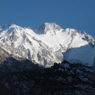 Vertiente Diamir del Nanga Parbat el 3 de enero de 2012  (Denis Urubko)