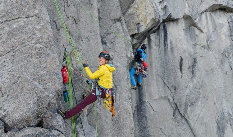 Uxue Loizo en la Fathers Tower (Foto: Juanmi Ponce/FEDME).