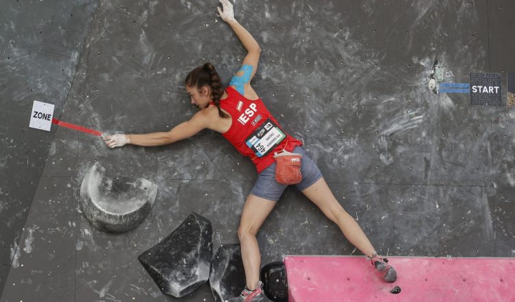 Iziar Martínez en el Campeonato del Mundo de Búlder Juvenil de Seúl 2023 (Foto: IFSC).