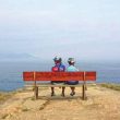 Namino Natural del Cantábrico - el “Mejor banco del mundo, en el mirador do Coteilo.