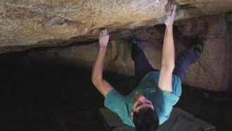 Jesús Muñoz 'Chuchi' en 'El Sith elegido' 8C de la Pedriza (Foto: @ichikawa.genki).