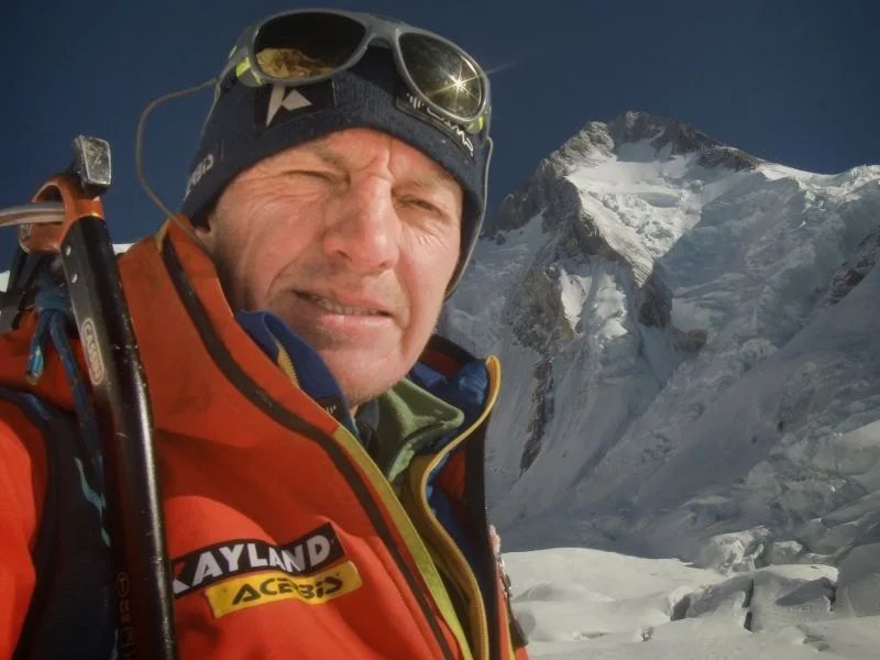 Denis Urubko en el Gasherbrum I invernal. Foto: © Denis Urubko