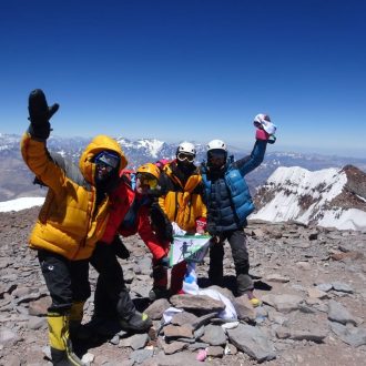 La expedición ‘Aconcagua en femenino’ del club aragonés ‘Montañeras Adebán’