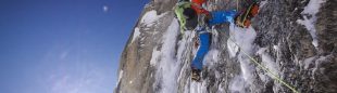 David Lama en Bird of prey al Mooses Tooth (Alaska)  (Col. D. Lama)