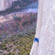 Ignacio Mulero en el 'Dawn Wall' de Yosemite