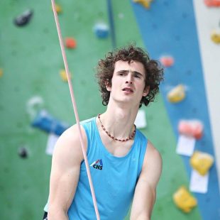 Adam Ondra en el Campeonato Europeo de Dificultad 2017 (fue 2º)