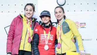 Podium femenino en 1ª prueba de la Copa España en Oviedo