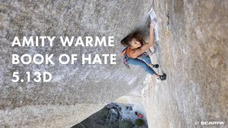 Amity Warme en 'Book of hate' 8b de Yosemite (Foto: Youtube).